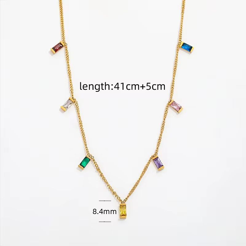 Crystal rainbow necklace