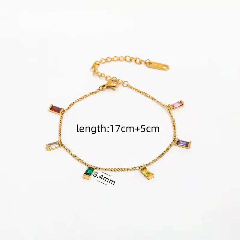 Crystal rainbow bracelet