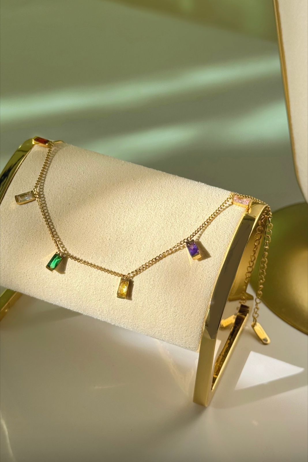 Crystal rainbow bracelet