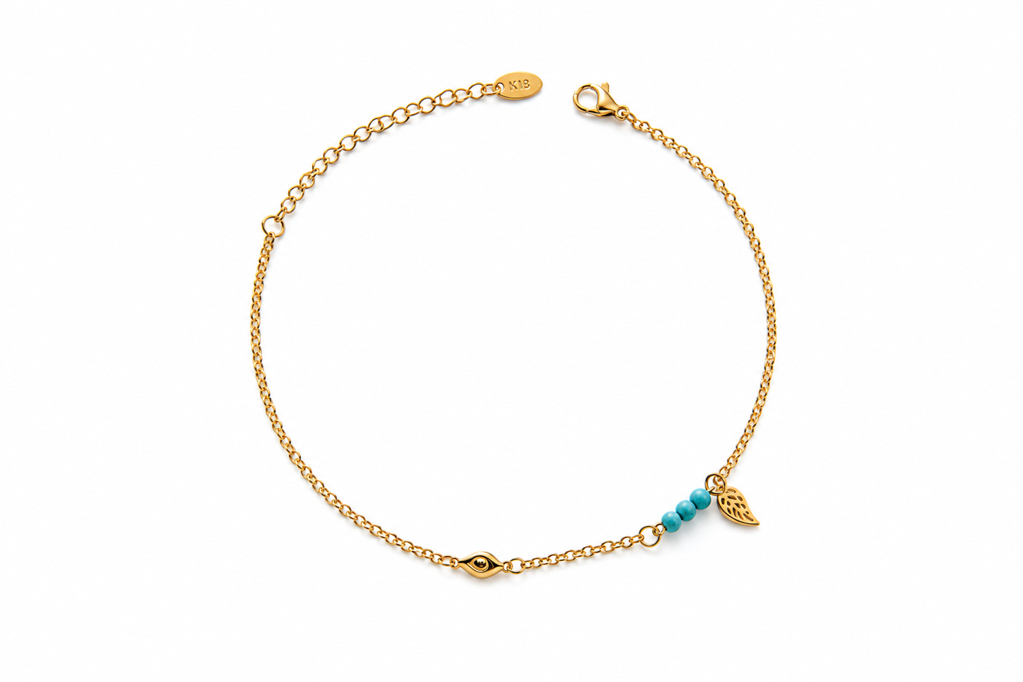 Turquoise Eye Anklet