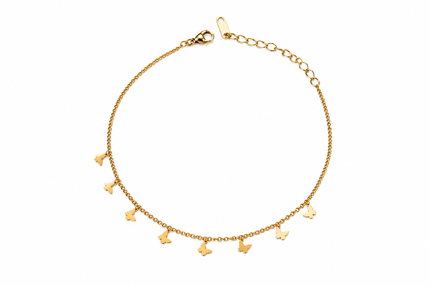 Golden Butterfly Anklet
