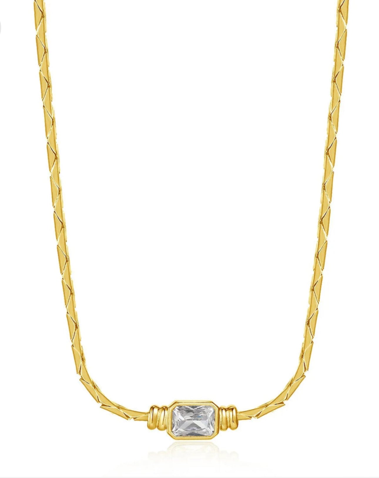 Stone-beam Necklace