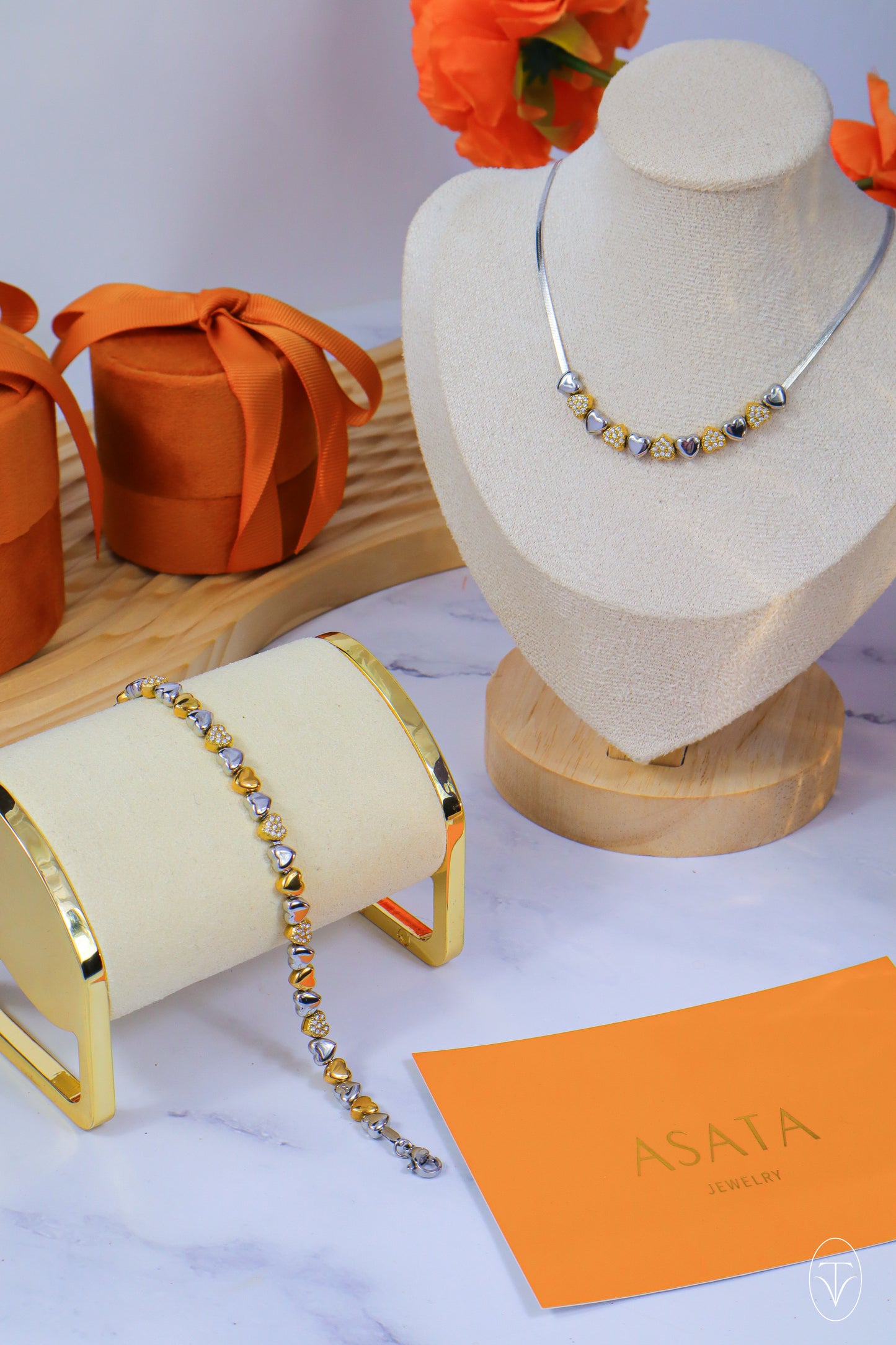 Golden Hearts Set