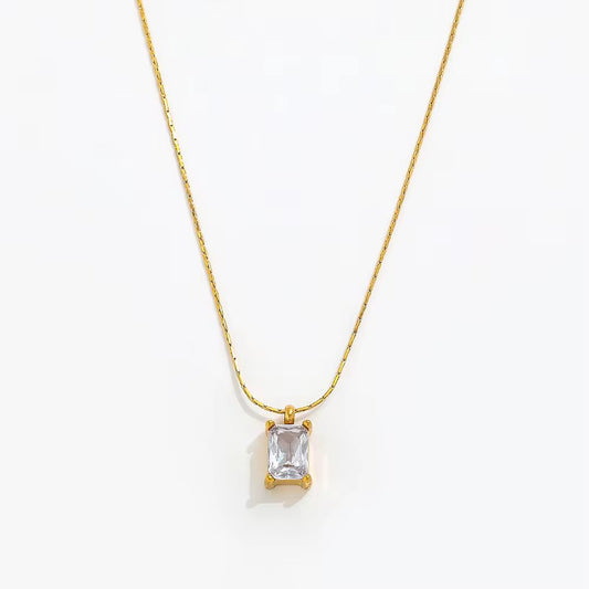 Dainty crystal necklace