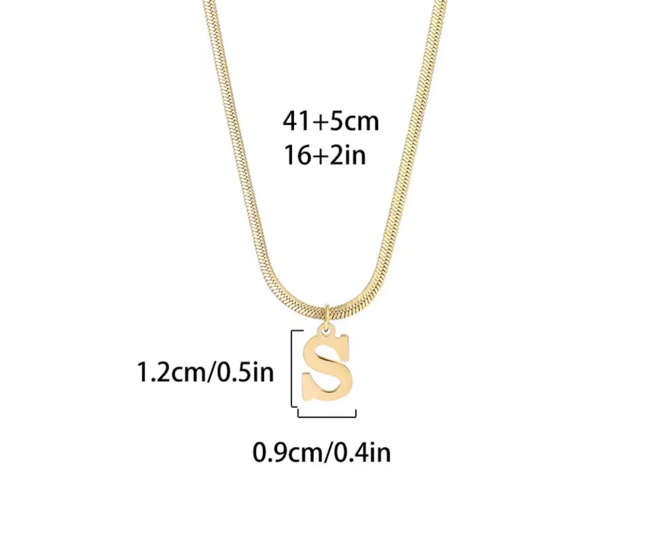Letter Lux necklace