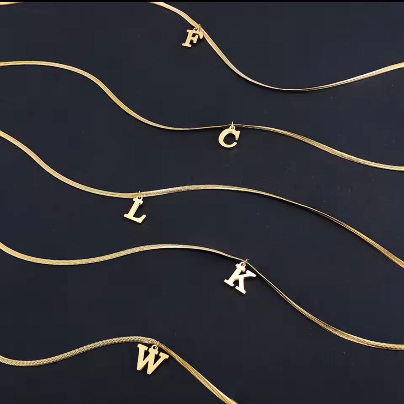 Letter Lux necklace