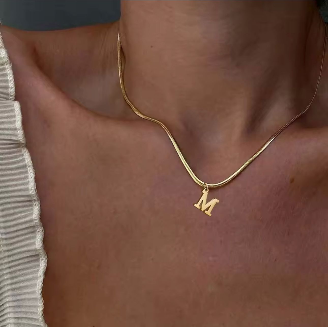 Letter Lux necklace