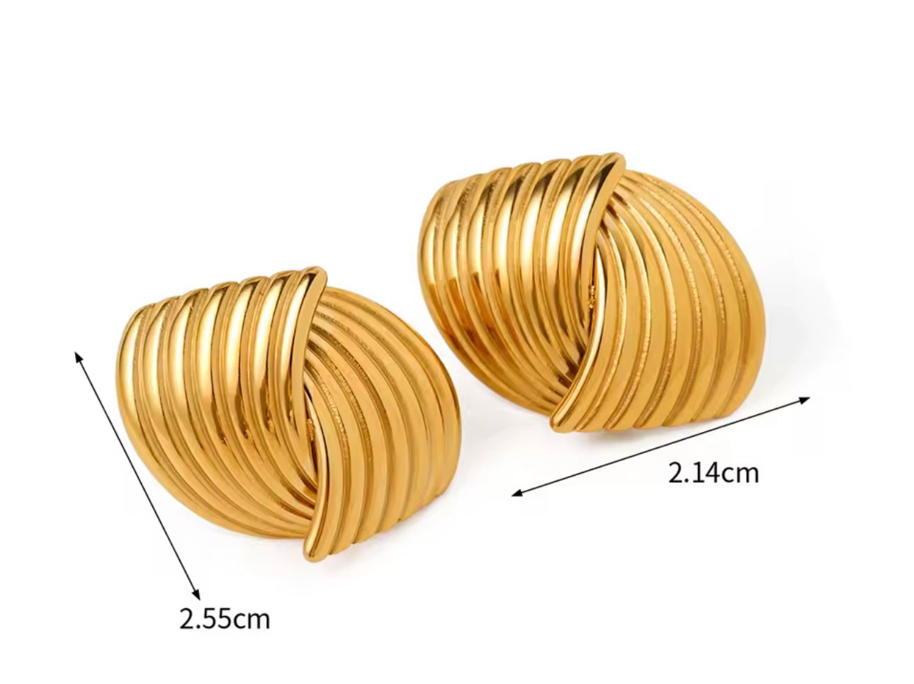 Croissant earring