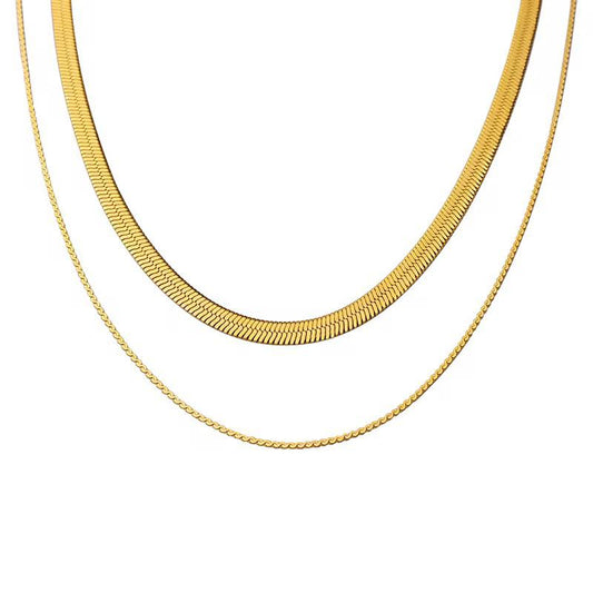 Double layer necklace