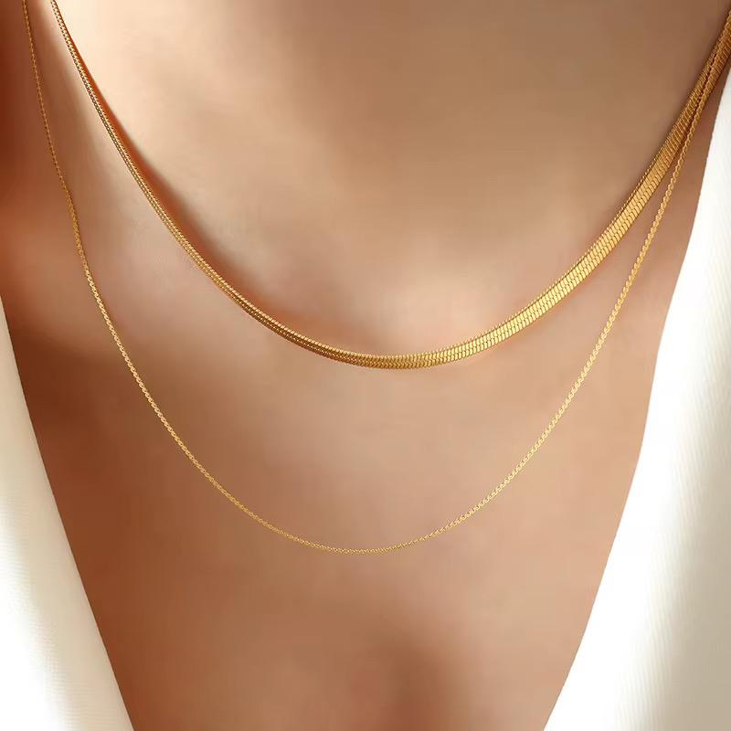 Double layer necklace