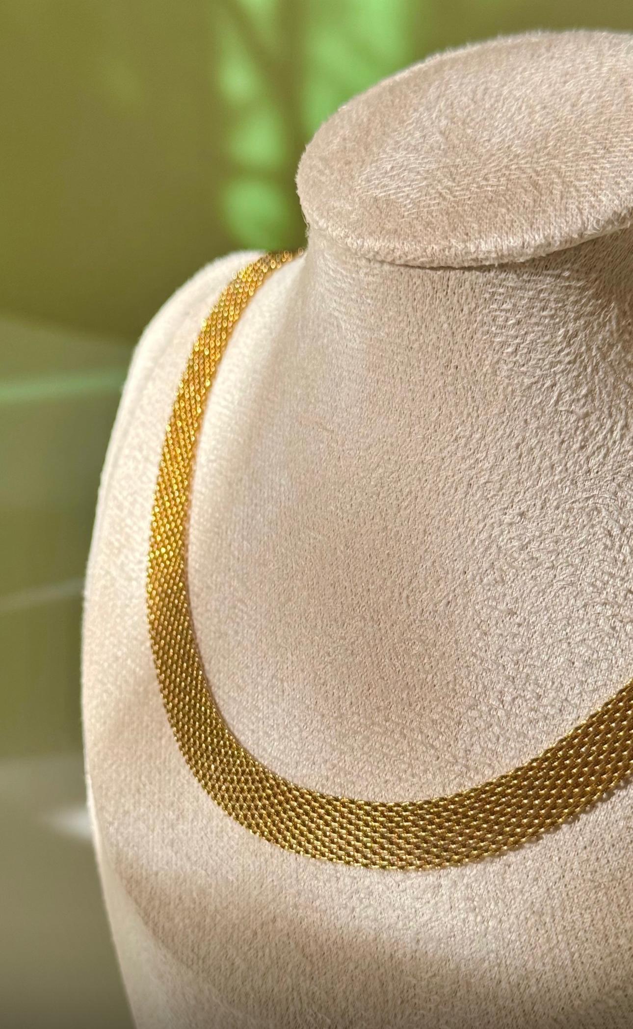 Woven Mesh necklace